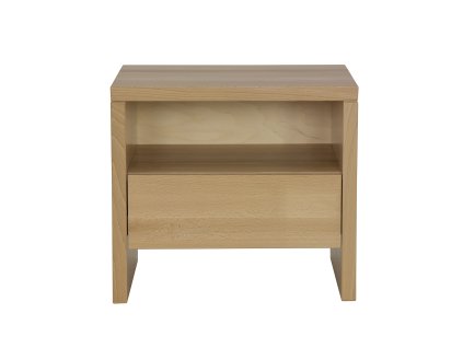 Szafka nocna bukowa SN112 (Barva buk cherry, Šířka, Výška, Hloubka, Hmotnost 50, 45, 35, 16 kg)