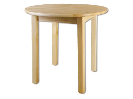 Stół sosnowy ST105 (Barva sosna surowy nielakierowany, Šířka, Výška, Hmotnost 90, 75, 20 kg)