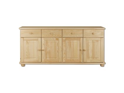 Komoda sosnowa KD141 (Barva sosna dąb, Šířka, Výška, Hloubka, Hmotnost 165, 76, 42, 53 kg)