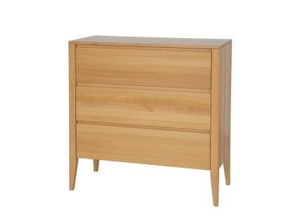 Komoda bukowa KD437 (Barva buk orzech, Šířka, Výška, Hloubka, Hmotnost 95, 95, 43, 45 kg)