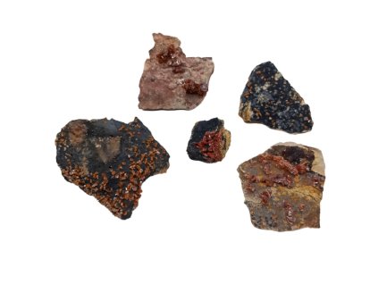 Vzorky Minerálů - Vanadinit (cca 20 kusů)