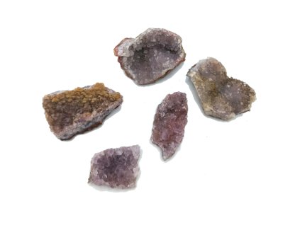 Vzorky Minerálů - Ametyst (cca 20 kusů)