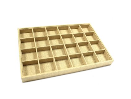 Displej na šperky s 24 Přihrádkami