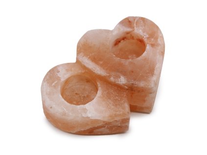 Solný Svícen - Dvojité Srdce - 1Kg