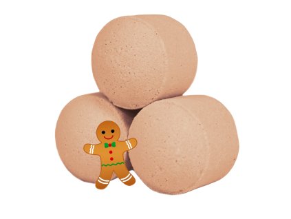 Šumivé Kuličky do Koupele 1.3Kg - Teplý Perník