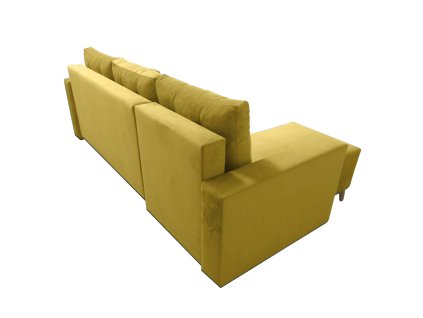 244261 rozkladaci sedaci souprava zluta leva bleky roh