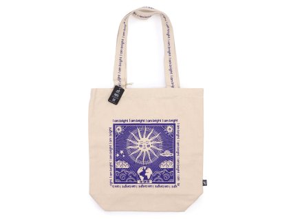 Hop Hare Nákupní Taška - I am Bright - 10oz Bavlněné Plátno