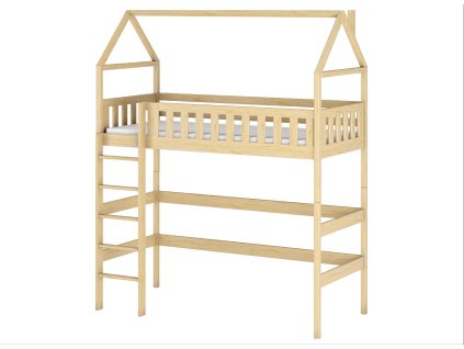 251320 6 otylia 80x200 borovicova patrova postel mezipatro