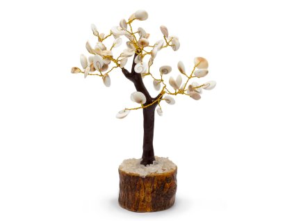 Velký Gomati Chakra Stromek Štěstí na Podstavci (60 kamenů)