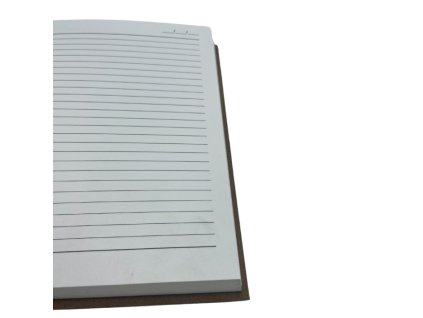 Tmavě Hnědý Zápisník - 100 Linkovaných Stran - 18x13cm