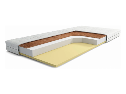 255013 sally 90x180 stredne tvrda 8 cm kokosova penova termoelasticka matrace