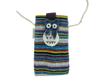 Taška / Kapsa na Telefon - Více Barev - Dekor Sovy