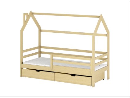 256579 lila 90x190 borovicova domeckova postel