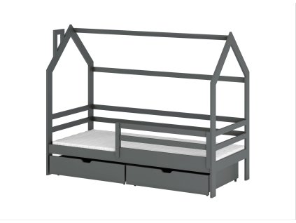 256585 lila 80x160 grafitova domeckova postel