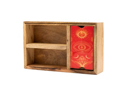 Trojitá Tarotová Krabička s Držákem na Karty