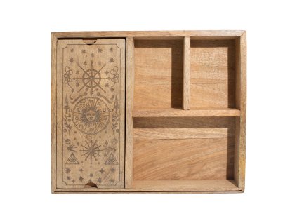 Čtveritá Tarotová Krabička s Držákem na Karty