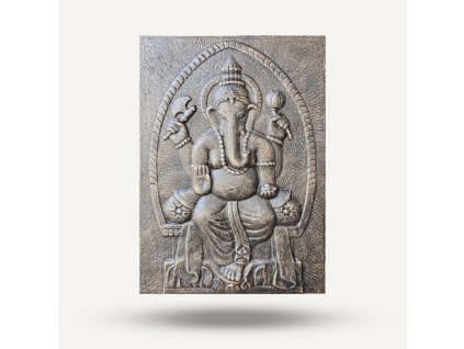 Velký Rám - Antický Reliéf Ganpati- 0.7x1m