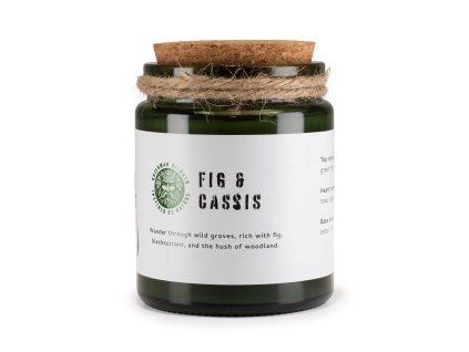 Sójová Svíčka s Dřevěným Knotem - Drcený Fík