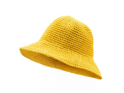 Slaměný Sluneční Klobouk - Žlutý