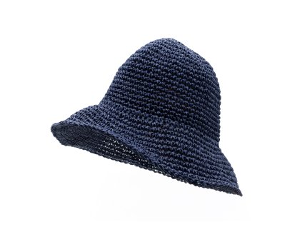 Slaměný Sluneční Klobouk - Námořnicky Modrý