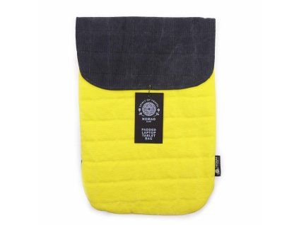 Polstrované pouzdro na notebook - Crazy Yellow - 14oz Stonewash