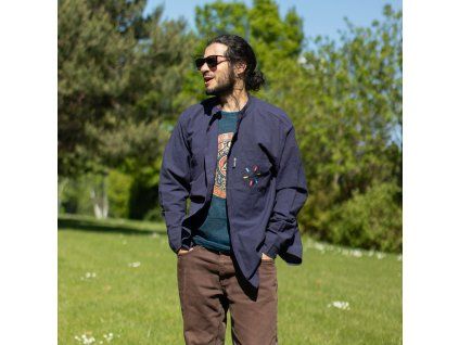 Nomad Sari Kathmandu Košile - Indigo - XXL