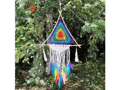 Lapač Snů Bali - Velká Barevná Pyramida