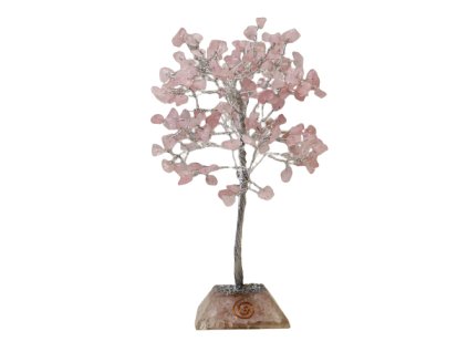 Stromek Štěstí s Orgonitovým Podstavcem - 160 Kamínků -  Ruženín