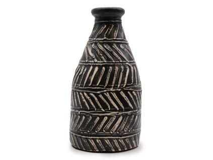 Váza - Grécký Vzor - Kuželovitá - Čokoládová