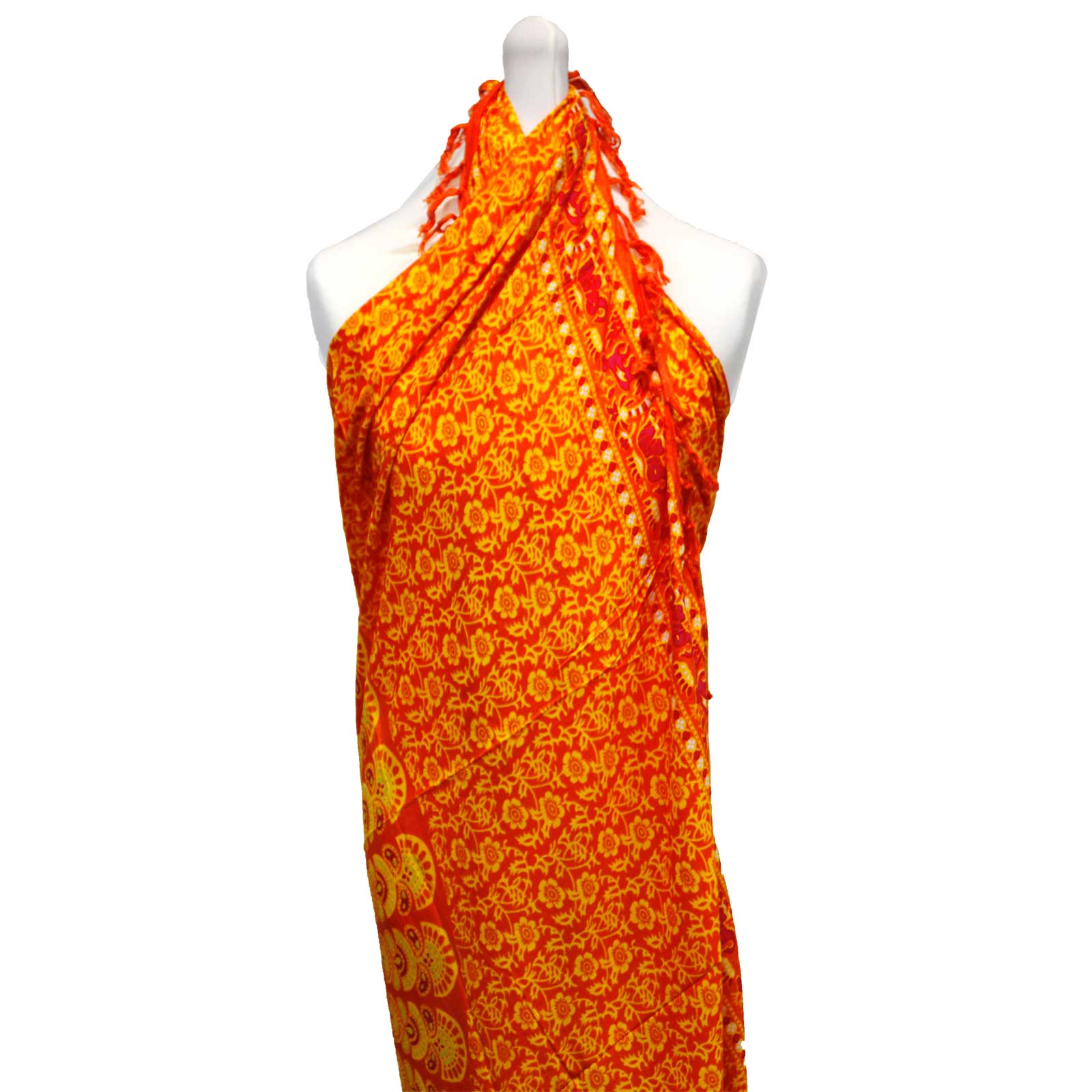 Sarong Mandala - Pomeranč & Limetka