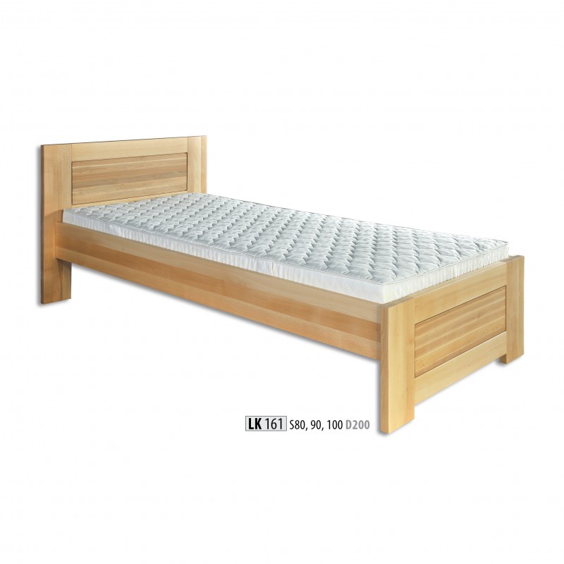 Postel LK 161 bukový masiv 80x200