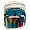 Tie Dye Střední Konopný Batoh bez Potisku