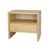 Szafka nocna sosnowa SN121 (Barva sosna orzech, Šířka, Výška, Hloubka, Hmotnost 50, 45, 35, 12 kg)