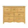 Komoda sosnowa KD716 (Barva sosna bielony wosk, Šířka, Výška, Hloubka, Hmotnost 120, 90, 43, 60 kg)