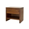 Szafka nocna bukowa SN113 (Barva buk orzech, Šířka, Výška, Hloubka, Hmotnost 50, 45, 35, 17 kg)