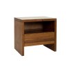 Szafka nocna bukowa SN112 (Barva buk cherry, Šířka, Výška, Hloubka, Hmotnost 50, 45, 35, 16 kg)