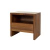 Szafka nocna bukowa SN112 (Barva buk cherry, Šířka, Výška, Hloubka, Hmotnost 50, 45, 35, 16 kg)