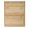 Szafka na buty sosnowa SB115 (Barva sosna grey, Šířka, Výška, Hloubka, Hmotnost 72, 98, 29, 23 kg)