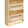 Szafka na buty sosnowa SB110 (Barva sosna surowy nielakierowany, Šířka, Výška, Hloubka, Hmotnost 72, 150, 29, 35 kg)