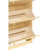 Szafka na buty sosnowa SB110 (Barva sosna surowy nielakierowany, Šířka, Výška, Hloubka, Hmotnost 72, 150, 29, 35 kg)