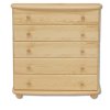 Komoda sosnowa KD151 (Barva sosna surowy nielakierowany, Šířka, Výška, Hloubka, Hmotnost 85, 92, 42, 38 kg)