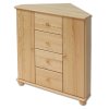 Komoda sosnowa KD134 (Barva sosna olcha, Šířka, Výška, Hloubka, Hmotnost 90, 100, 74/60, 44 kg)