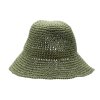 Slaměný Sluneční Klobouk - Mechově Zelený