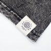 Nomad Sari Stonewash Bavlněné Tričko - Kompas Života - Antracitová - S