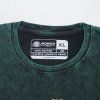 Nomad Sari Stonewashed Bavlněné Tričko - Strom Života - Zelené - XL