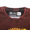 Nomad Sari Stonewash Bavlněné Tričko - Dračí Mandala - Bordó - XL