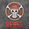 Nomad Sari Stonewashed Bavlněné tričko - Rebel - Tmavě Šedé - Malé