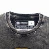 Nomad Sari Stonewashed Bavlněné Tričko - Rebel - Tmavě Šedá - Velké
