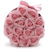 Dárkový Box z Mýdlových Květů - 14 Růžových Růží - Kruh