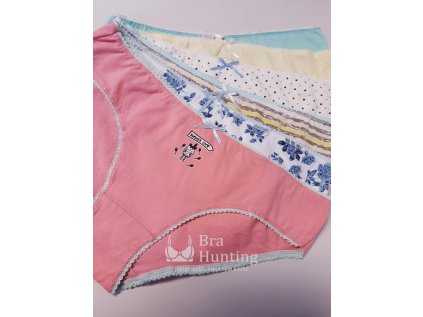 vesele divci bavlnene kalhotky barevne 2701